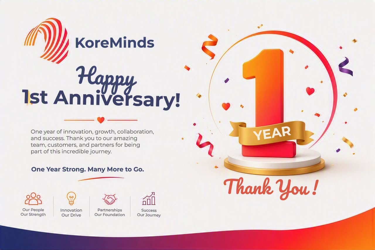 KoreMinds 1st Anniversary β One Year Strong, Thank You