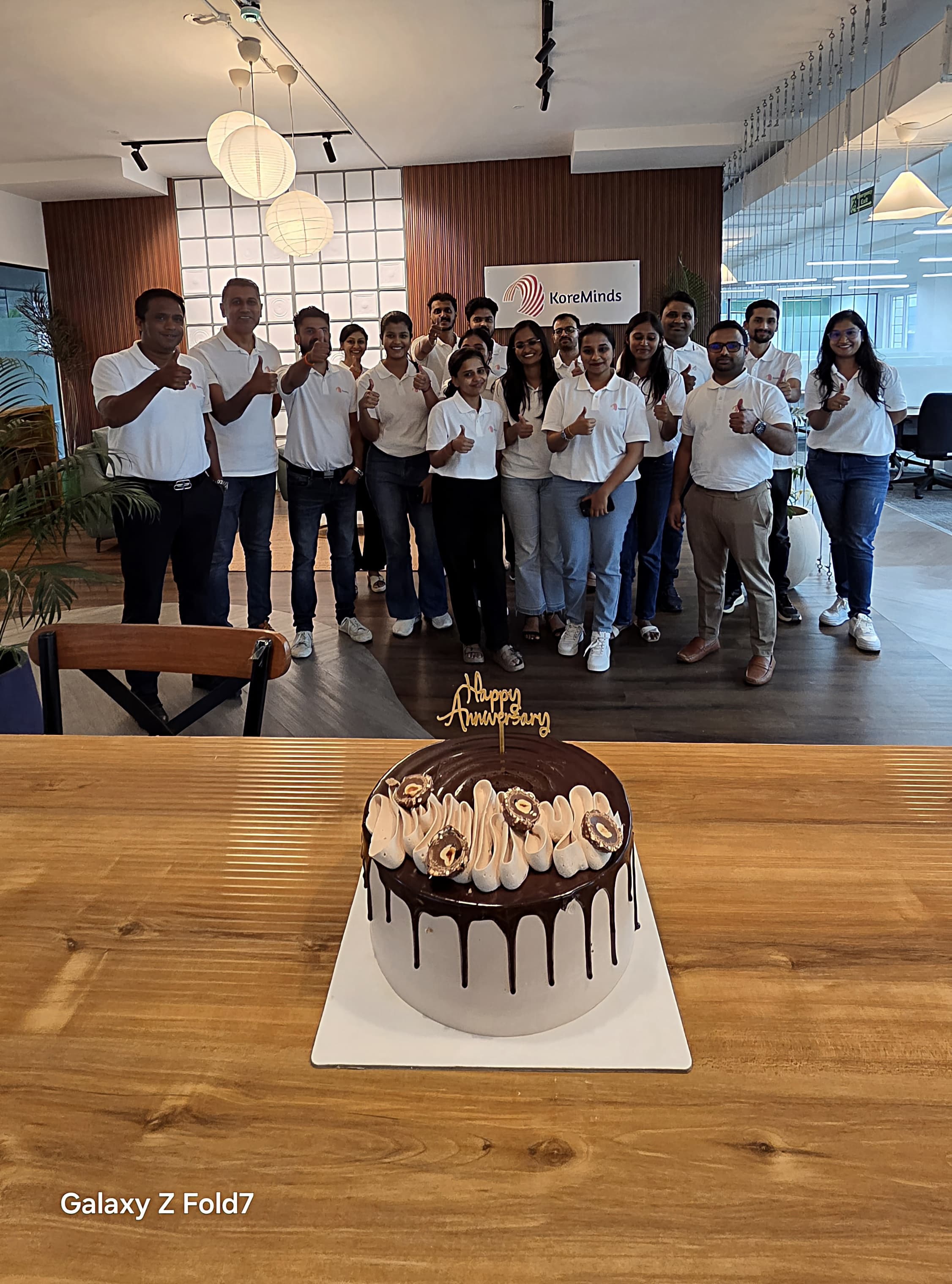 KoreMinds team celebration