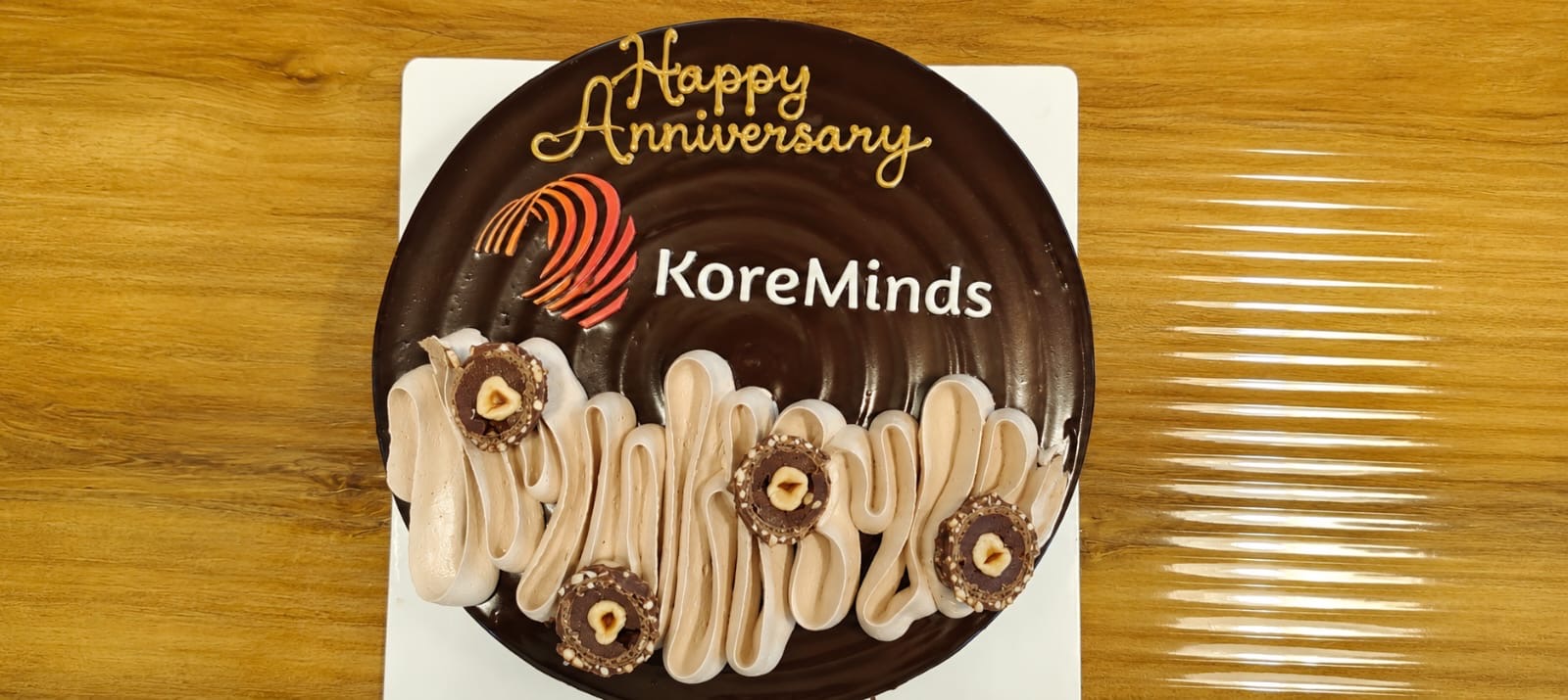 KoreMinds first anniversary cake
